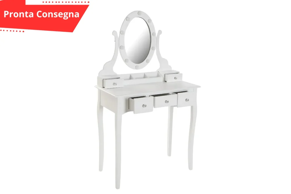 Toeletta trucco diva 137x40x80cm Pronta Consegna 2