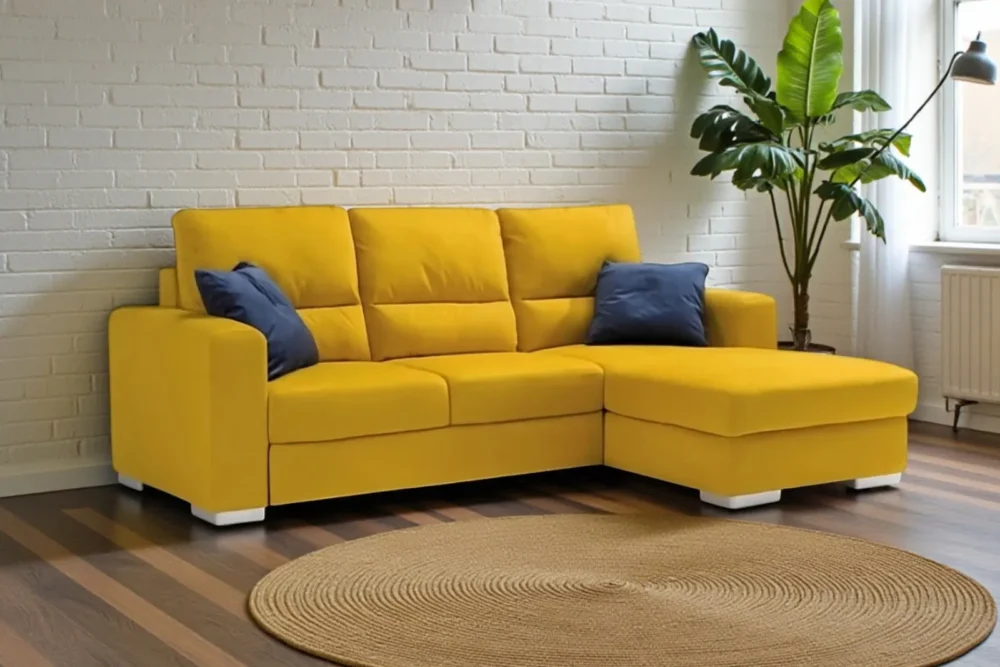 Divano angolare Roland Tessuto Antimacchia