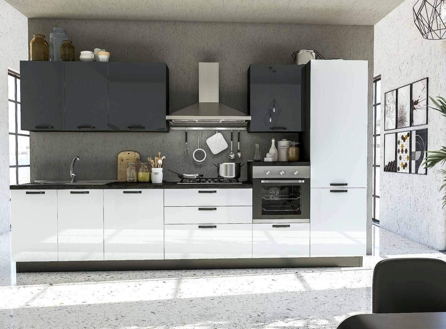 CUCINA MOD.MAYA SELENE L.360 X H. 216