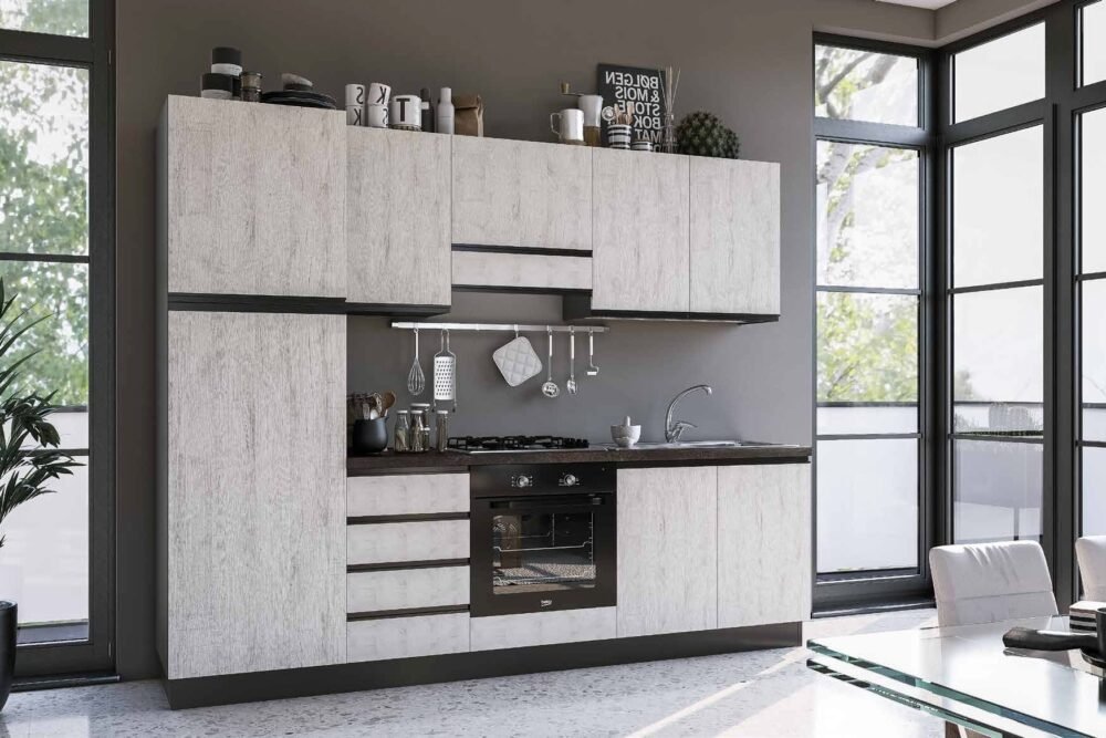 CUCINA MOD.RONNY EMILY L.255 X H.216