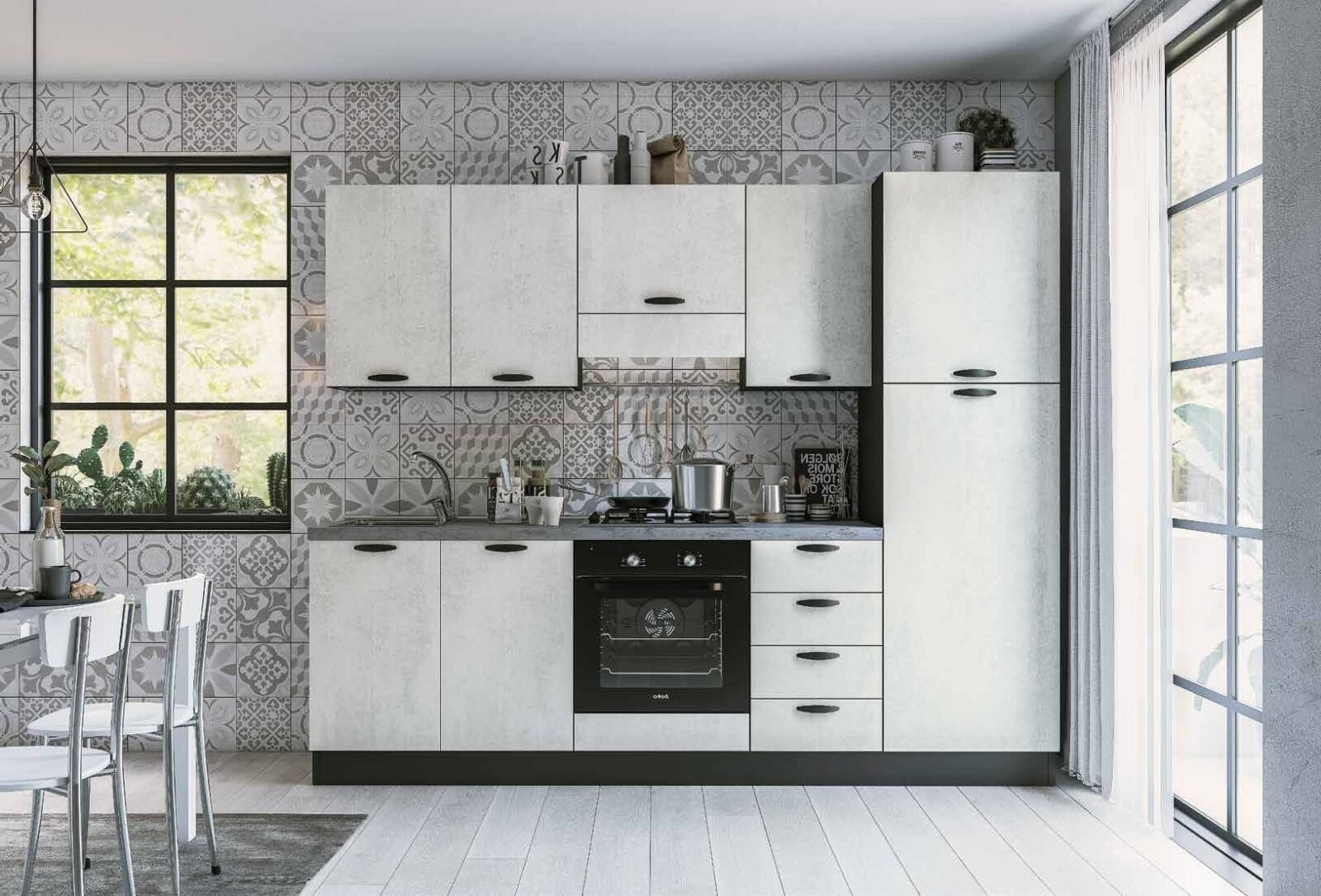 CUCINA MOD.RONNY MIRA L.255 X H. 216