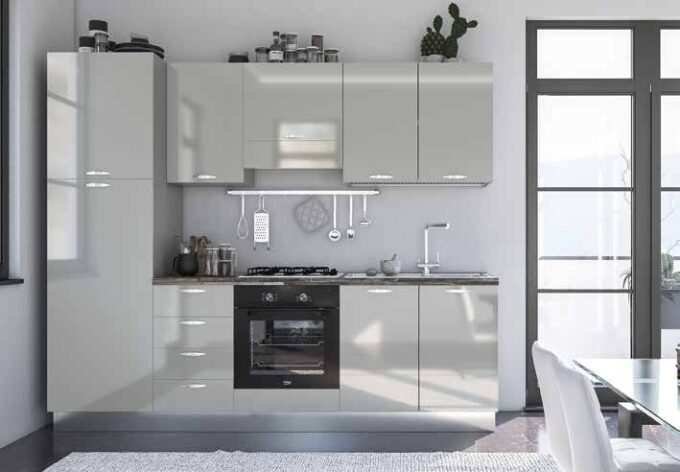 CUCINA MOD.RONNY SELENE L.255 X H. 216