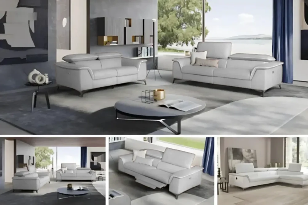 Coppia Divani Caravaggio Tessuto antimacchia