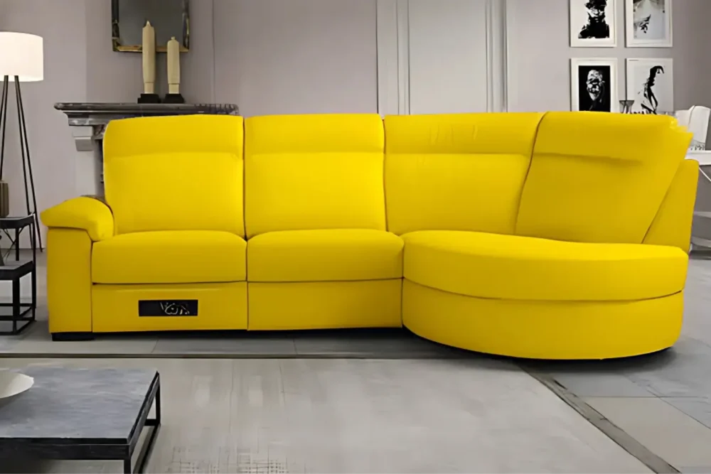 Visione frontale divano Monet