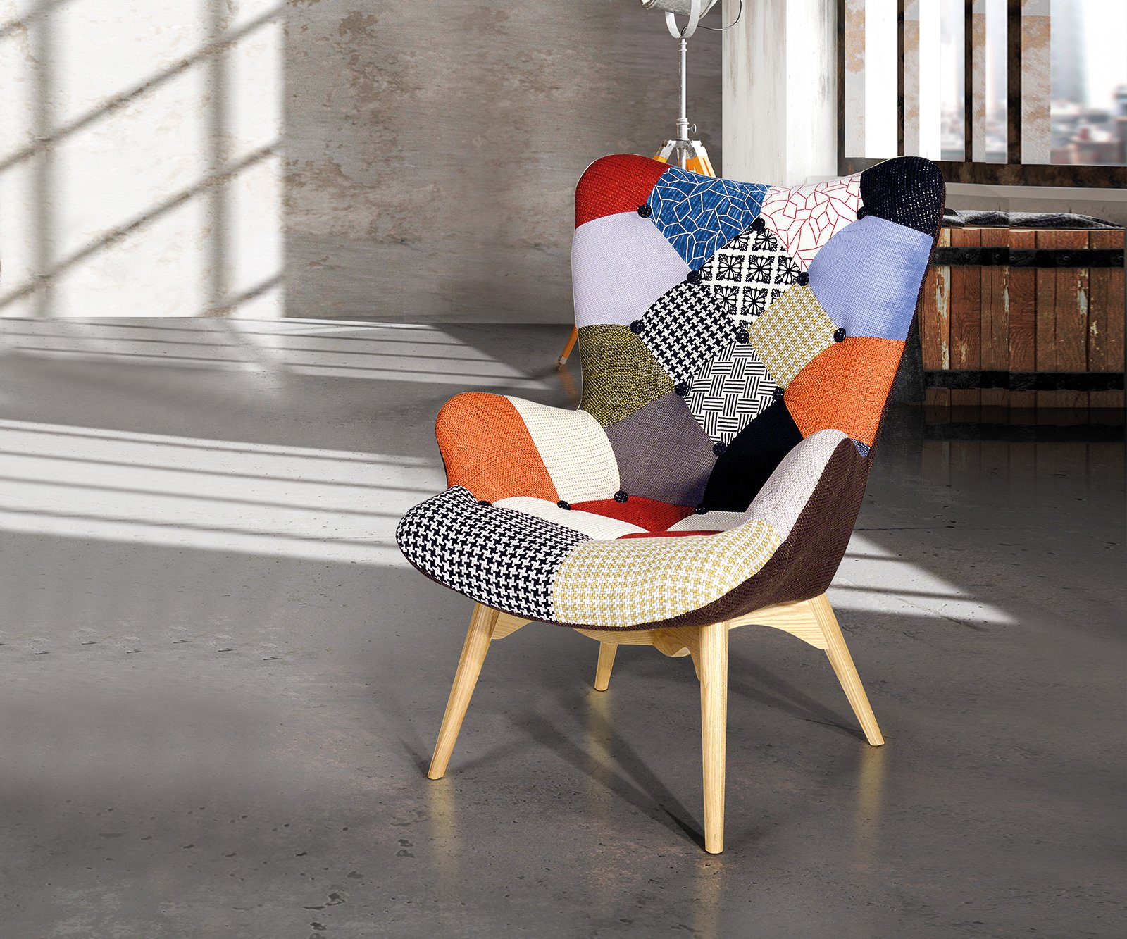 Poltrona Patchwork Articolo 769 AM Mida