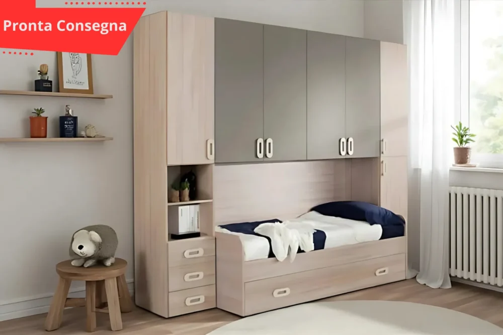 Cameretta a ponte Good boy visone pronta consegna