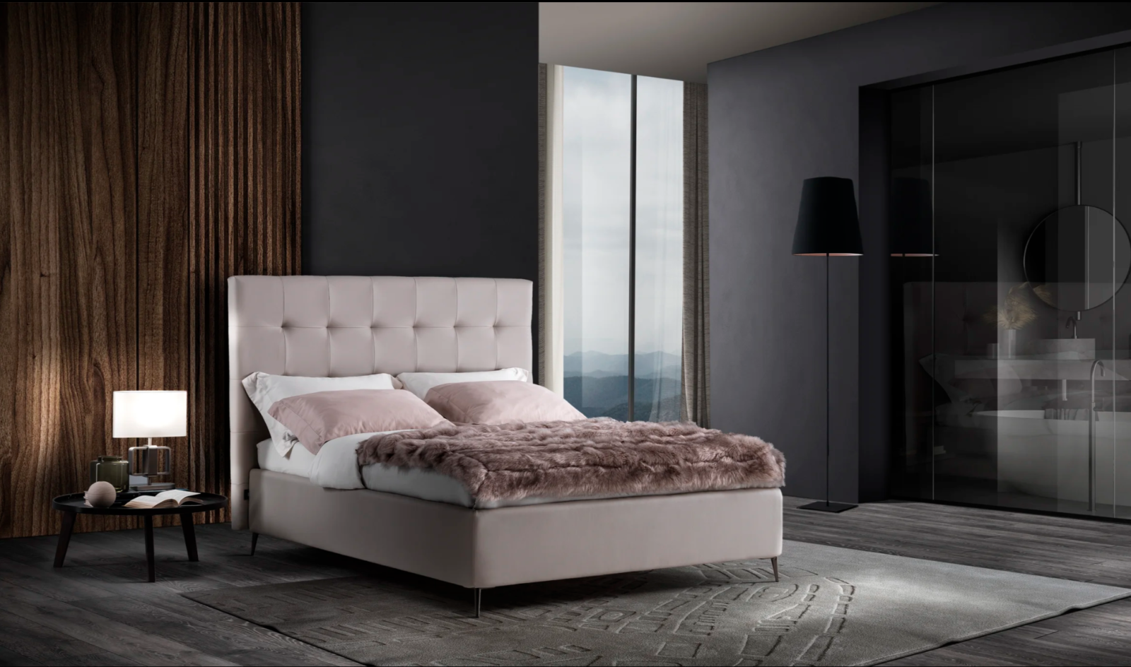 : Letto Matrimoniale DOMINO ALTO