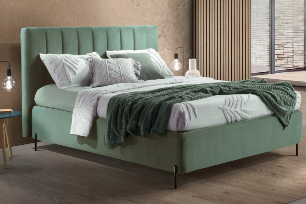 Letto Matrimoniale Navajo Basso con contenitore