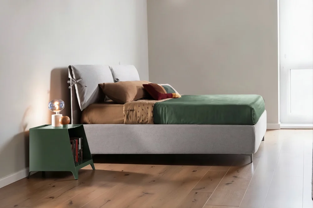 Letto Matrimoniale Viola con contenitore