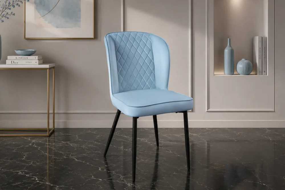 Sedia Velluto Azzurra - Articolo 1943