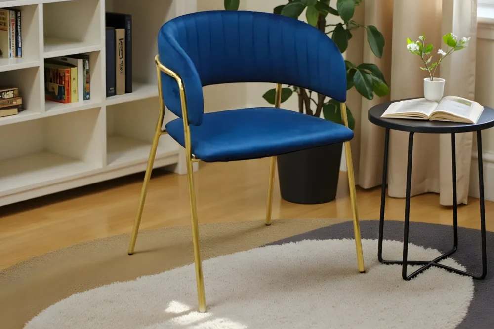 Art. 2008 - Sedia in velluto Blu A