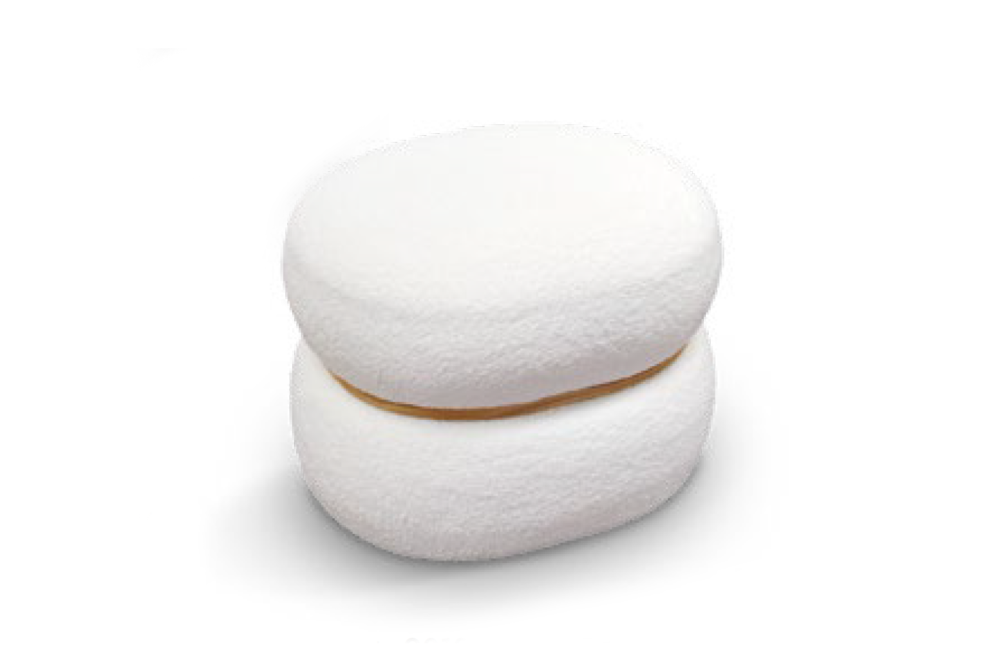 Pouf  Pelliccia di Pecora Bianco