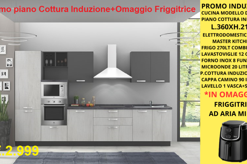 Promo piano Cottura Induzione Omaggio Frifggitrice