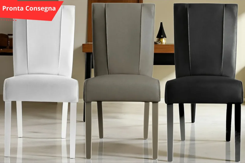 Sedie imbottite ecopelle - Lucca