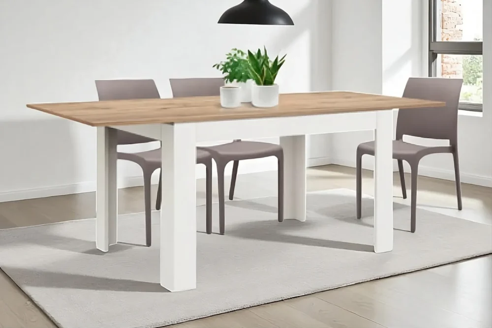 Tavolo allungabile 140x90 - Piano Rovere Rustico