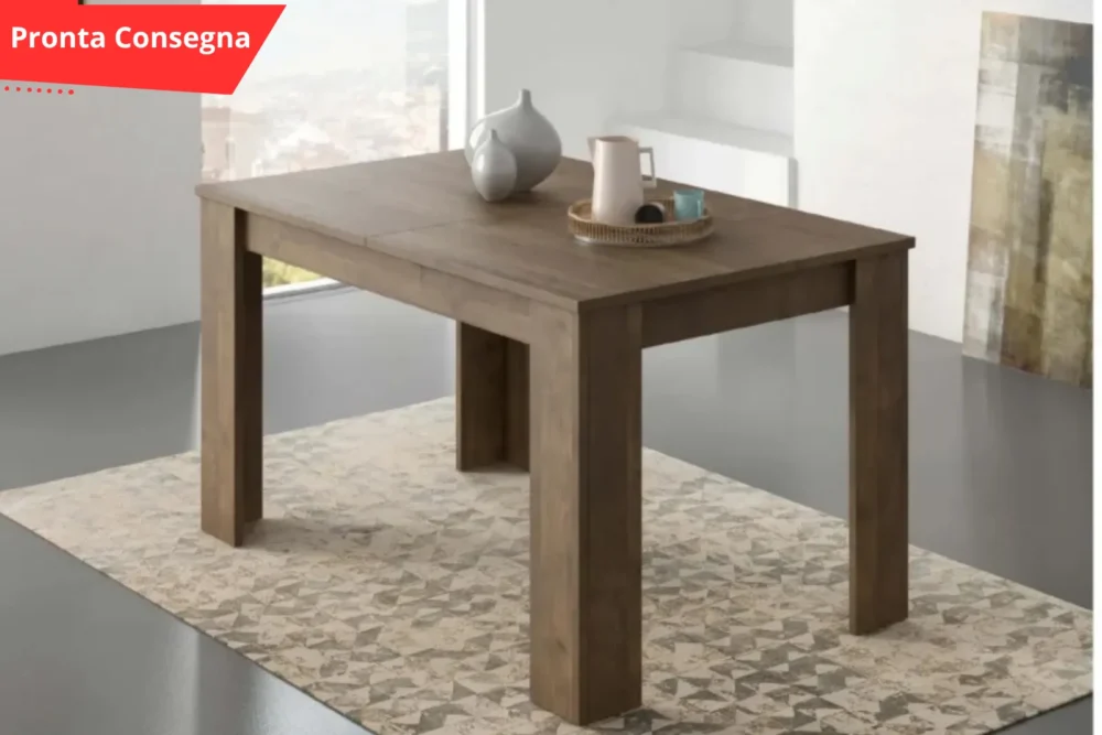 Tavolo allungabile Ulrich 140x90 - Noce"Pronta Consegna"
