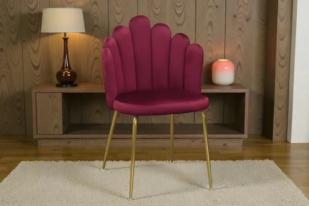 sedia-poltroncina-telaiodorato-imbottita-velluto-bordeaux-ammida