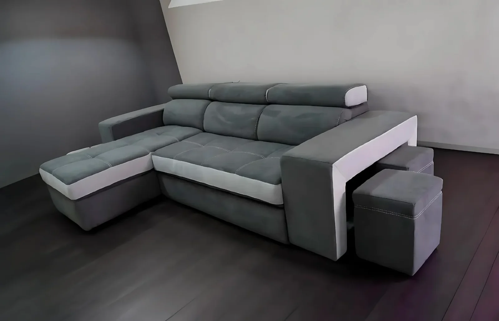 DIVANO LETTO CON CONTENITORE – Aron "Pronta Consegna" 2