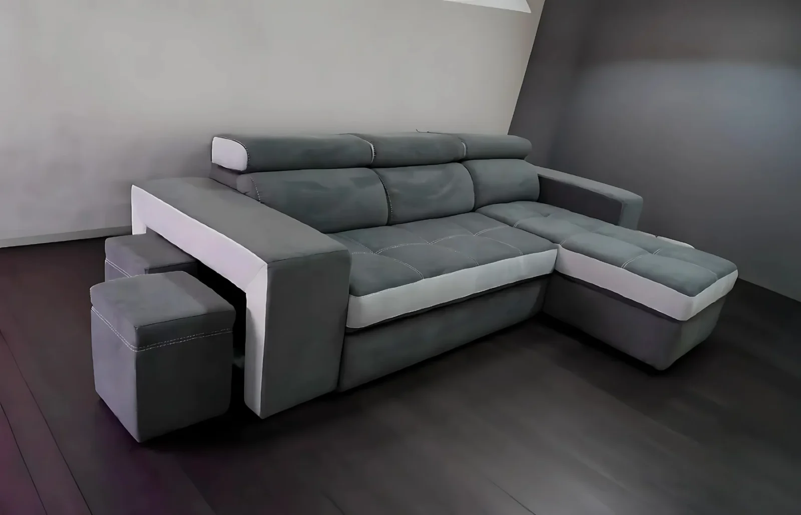 DIVANO LETTO CON CONTENITORE – Aron "Pronta Consegna" 1