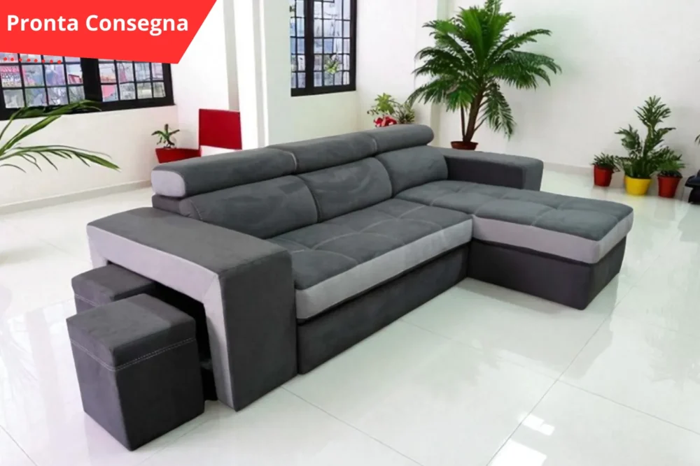 Divano letto + contenitore – Aron Pronta Consegna