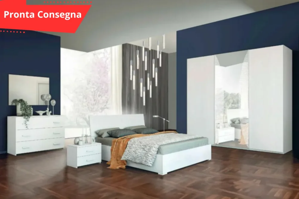 CAMERA CON CONTENITORE - City Bianco