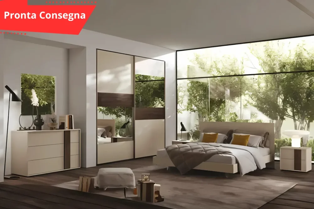 Camera da Letto - 708 2 ante scorrevoli Pronta Consegna