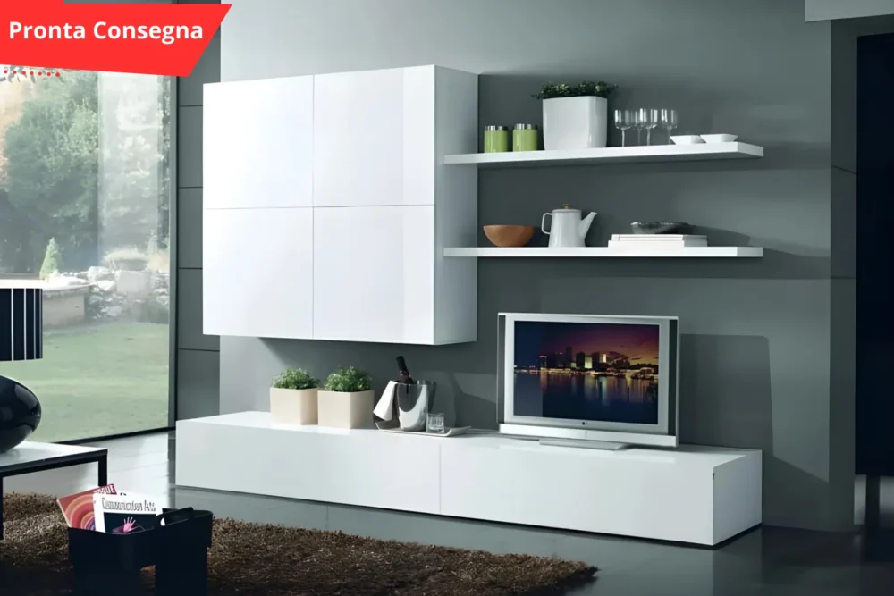 Parete Attrezzata - Nox Bianco