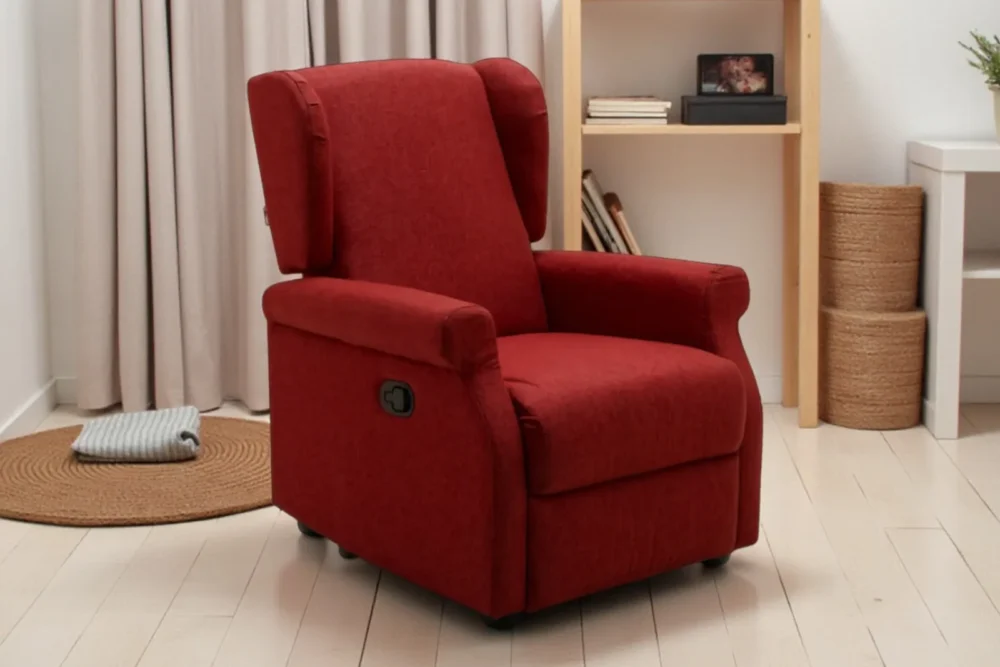 Poltrona Cara Relax Manual - Rosso