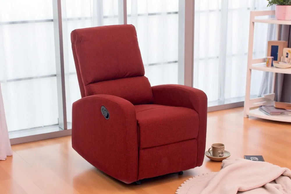 Poltrona Flora Relax Manual - Rosso