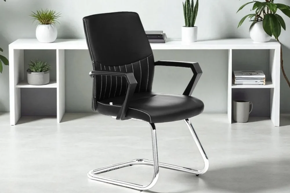 Poltrona attesa Fissa Nera