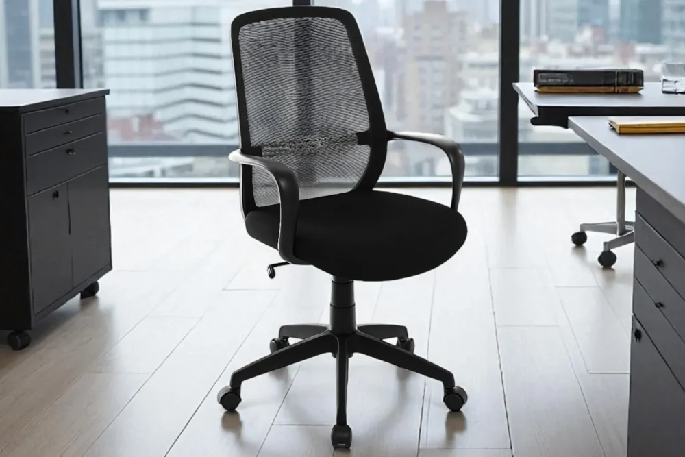 Poltrona ufficio People Nera