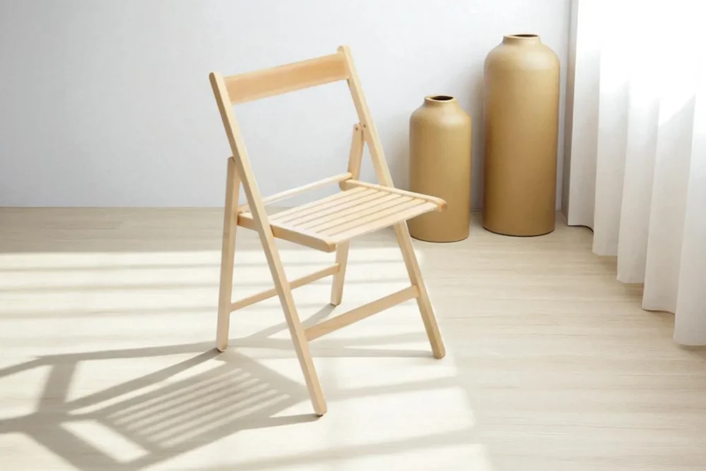 Sedia Pieghevole Legno di Faggio