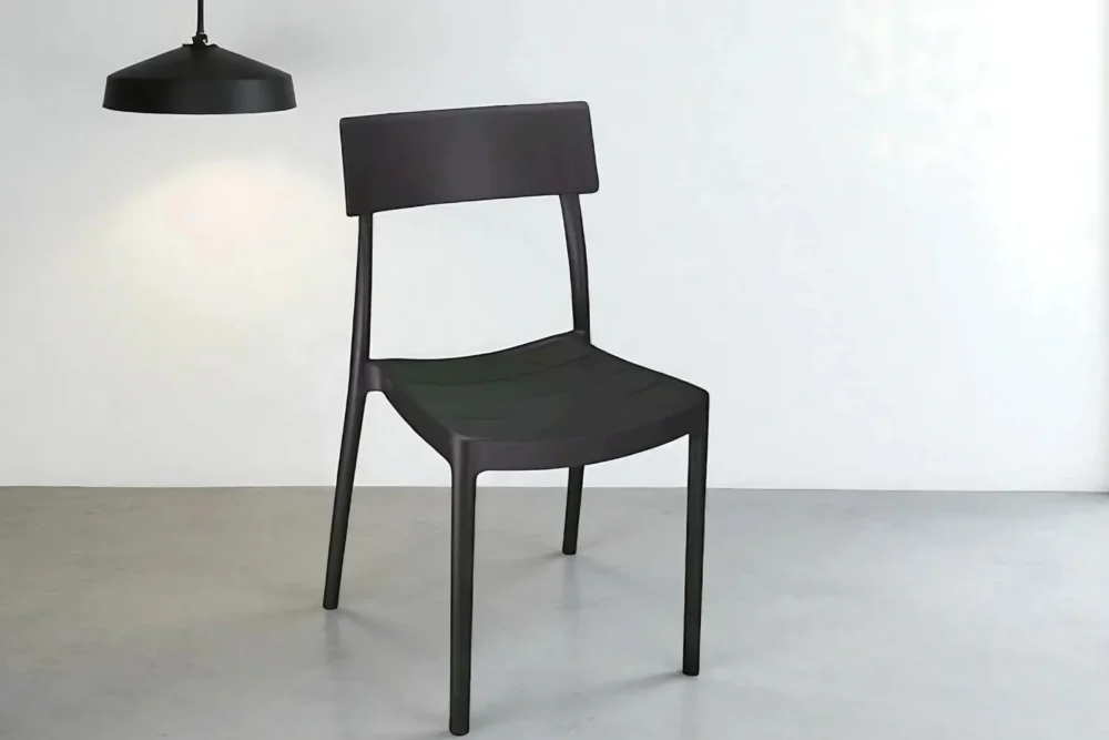 Sedia Polipropilene impilabile Antracite