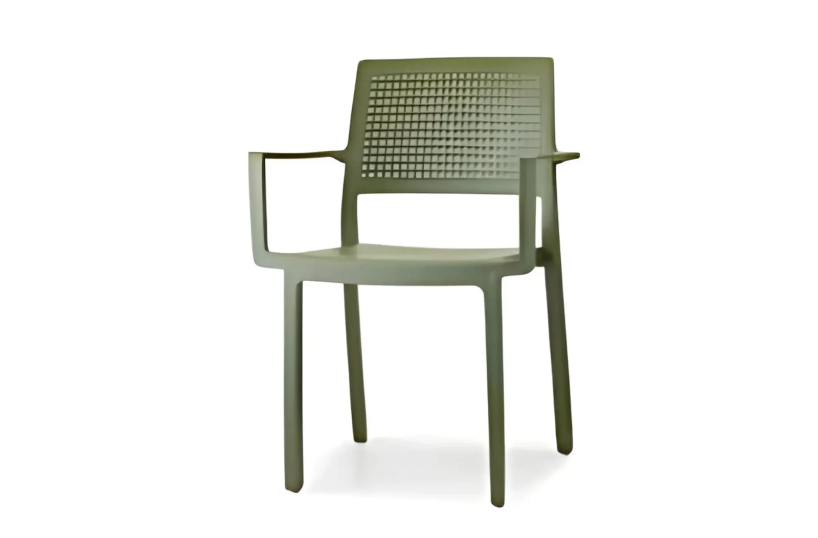 Sedie in Tecnopolimero – Emi con Braccioli verde oliva