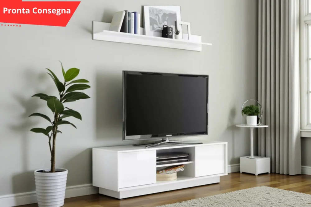 Soggiorno Ice - Base TV Pronta Consegna