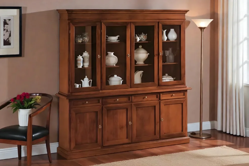 Art. 200 Cristalliera 4 porte 4 cassetti