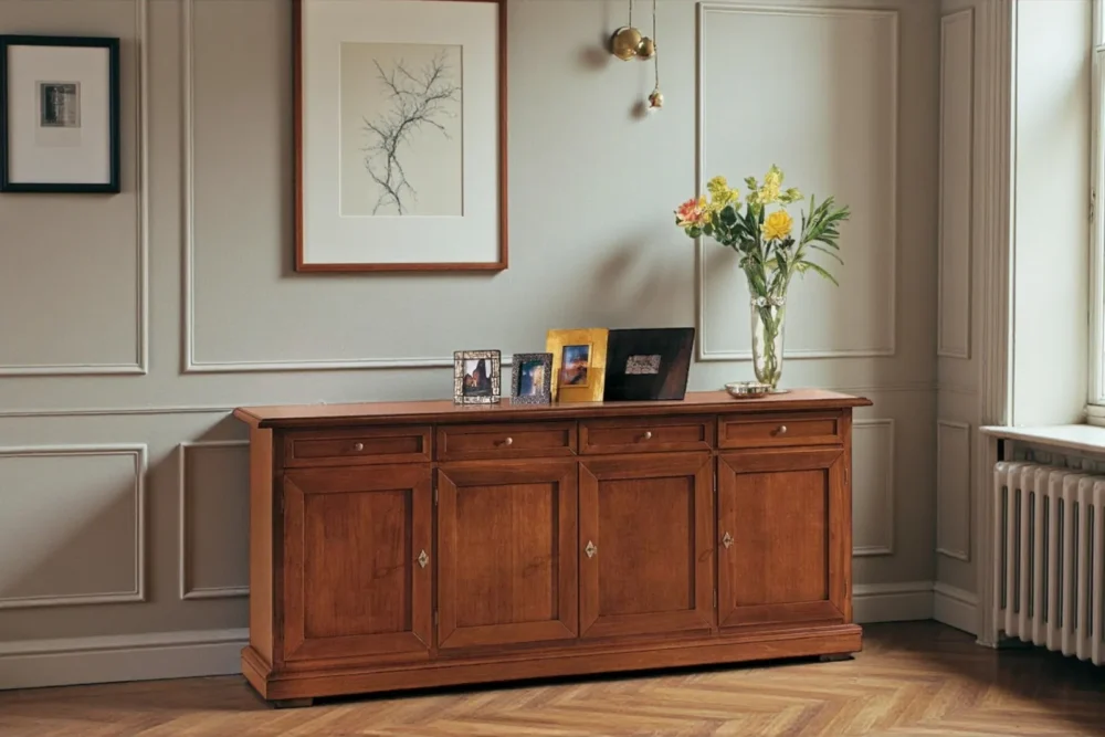 Art. 201 Credenza 4 porte 4 cassetti