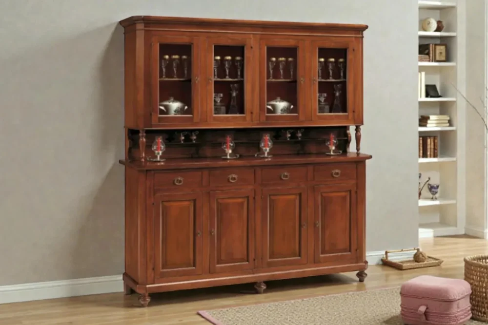 Art. 205 Cristalliera 4 porte 4 cassetti