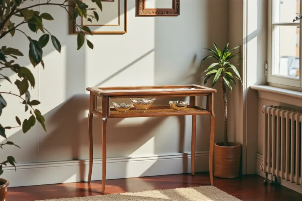 Consolle finiture noce art 690