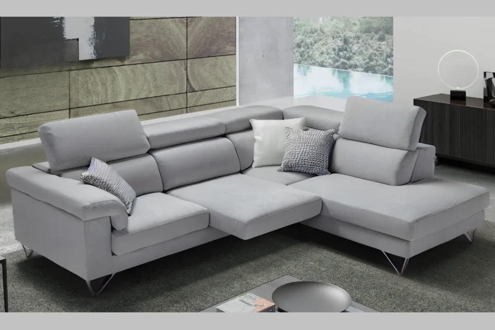 Divano angolare Square Tessuto Antimacchia