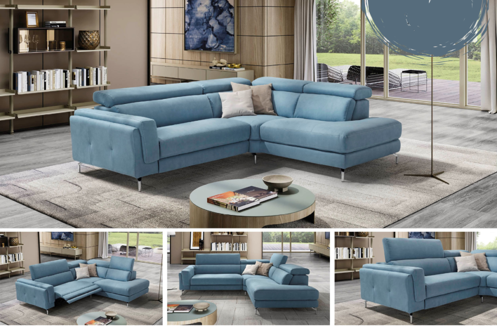 Posti Divano Angolare 2x2 Divano Posti Angolare Pelican, Struttura