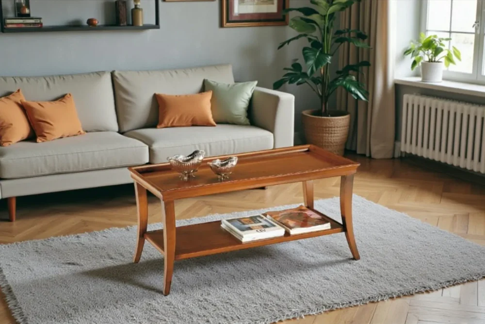 Tavolino finitura noce art 645