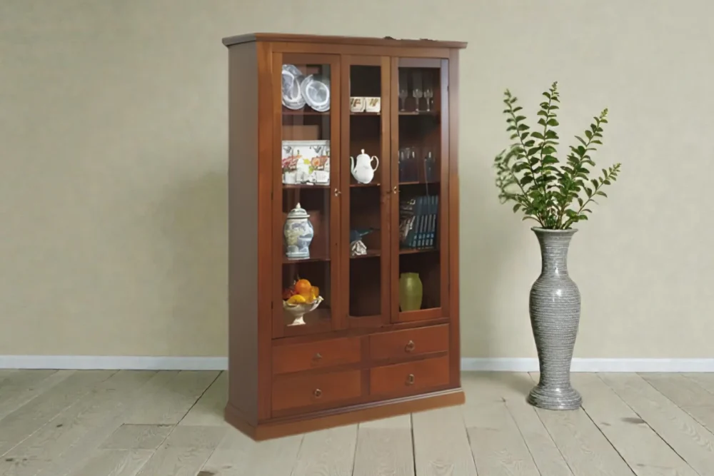 Vetrina 2 porte 4 cassetti art 507