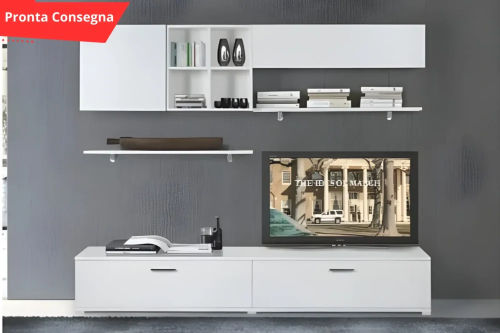 Living ZG4 Bianco Frassinato