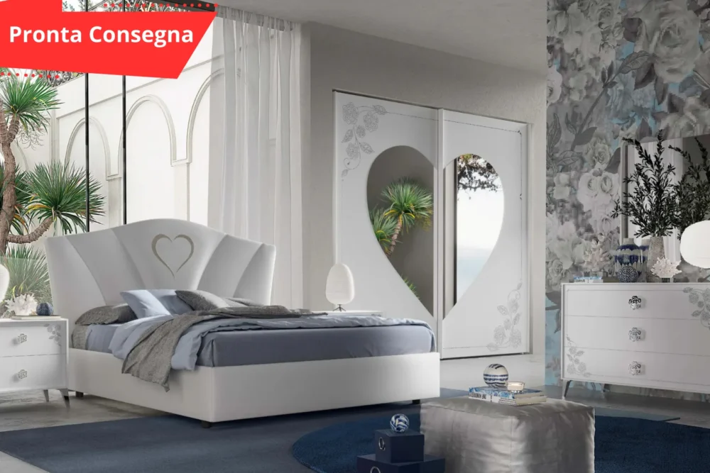 CAMERA DA LETTO – Rose Bianca Pronta Consegna