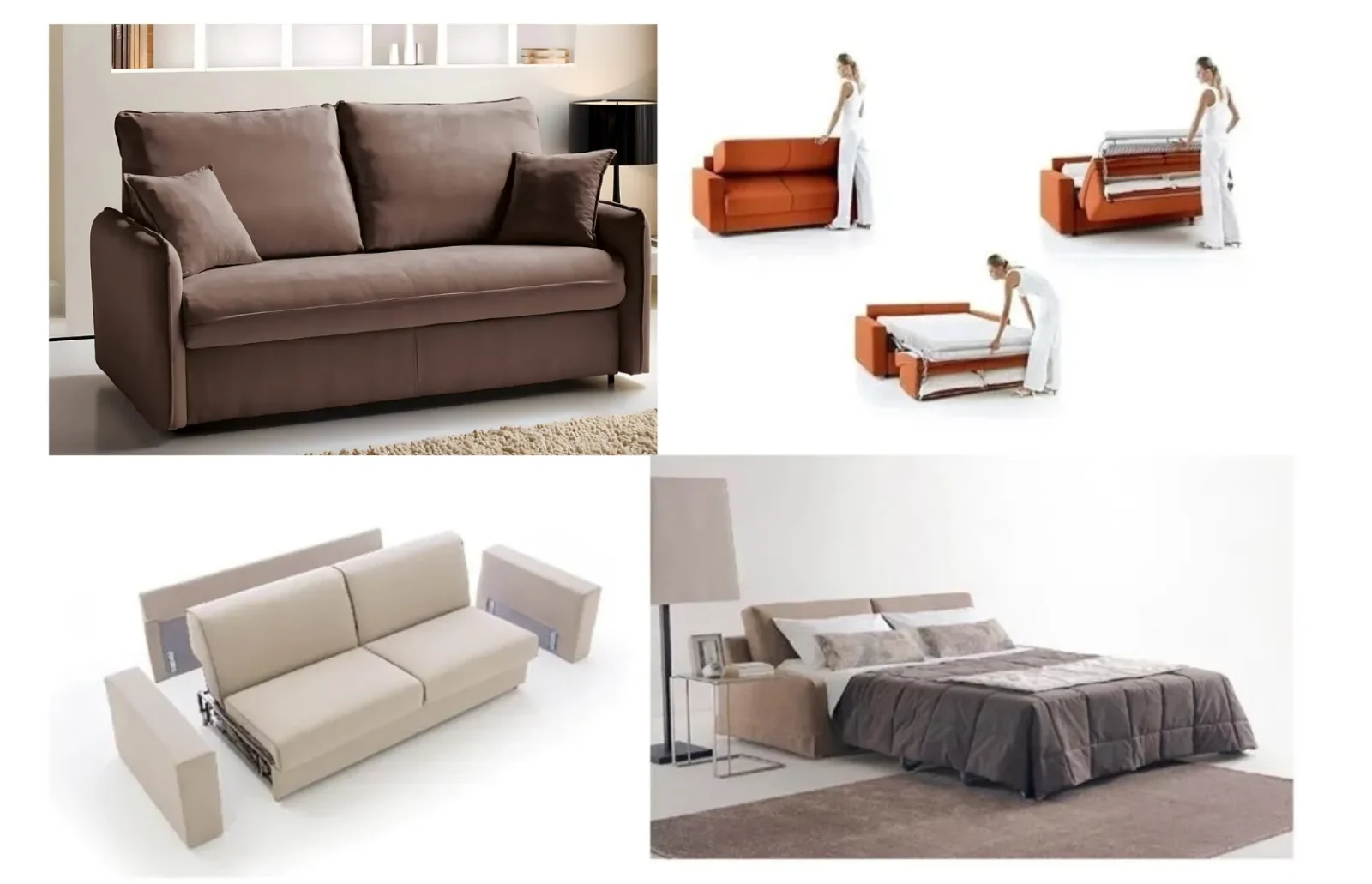 APERTURA DIVANO LETTO QUERANO