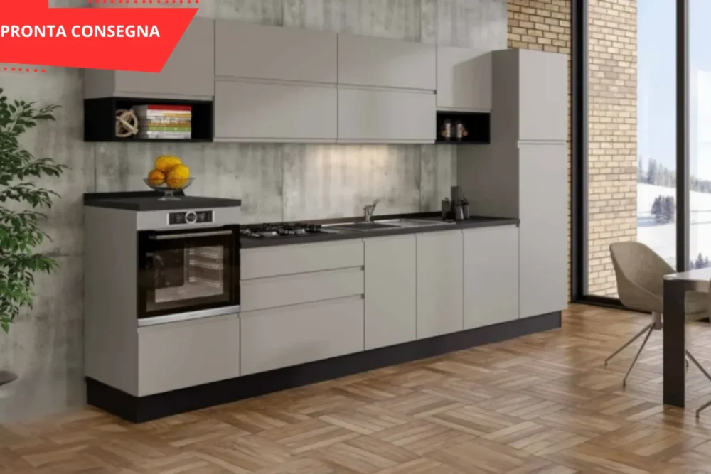 Cucina Yvonne 360 Tortora Opaco