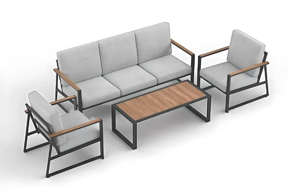 Salotto Haiti Wood XL Antracite