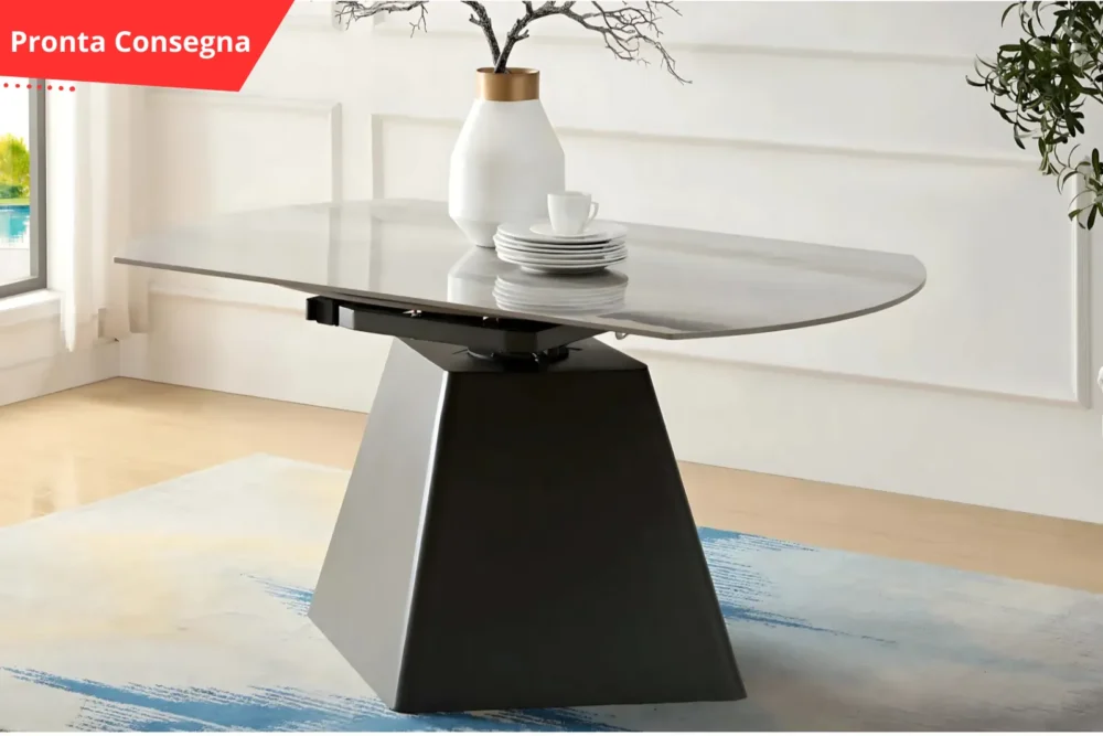 Tavolo allungabile ZEUS 160x100 - Piano MarmoN