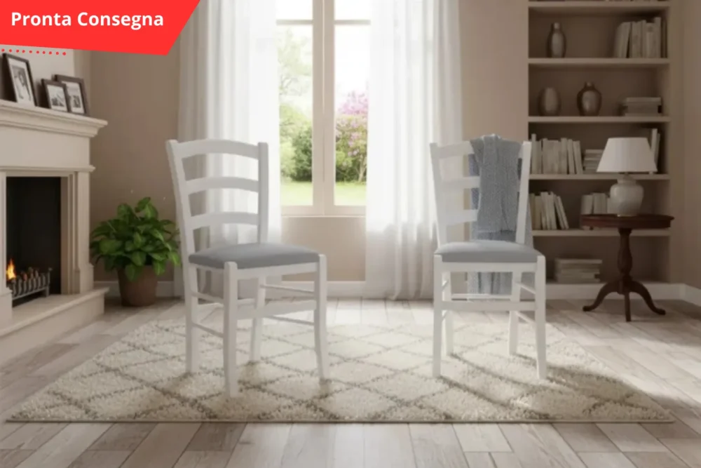 Sedie Modello Betty in legno laccata